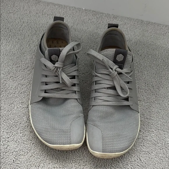 Like new Vivo Barefoot Gray Athletic Shoes with Streamlined Design - Picture 6 of 8
